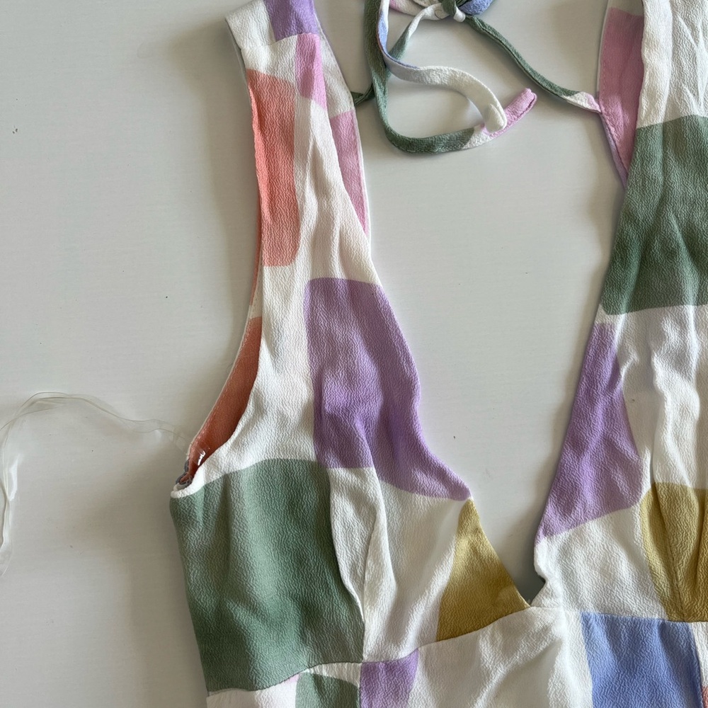 Princess Polly Multicolor Patchwork Mini Dress - image 4